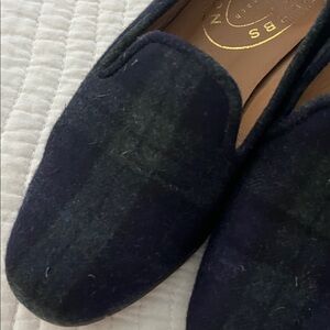 Stubbs & Wootton Navy and Green Loafers